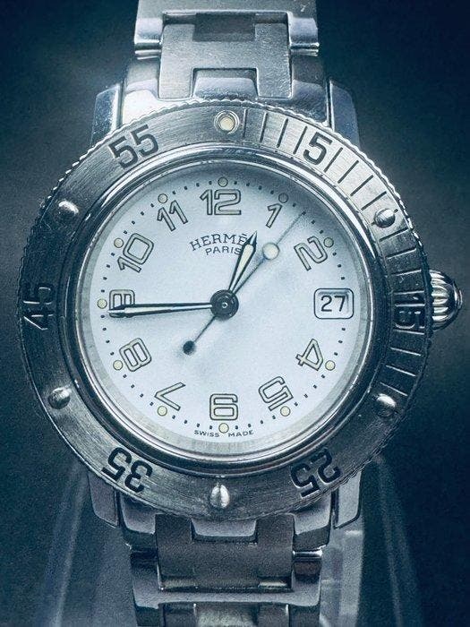 Hermès - Clipper - CL5.210 - Dames - 2000-2010, Sieraden, Tassen en Uiterlijk, Horloges | Heren