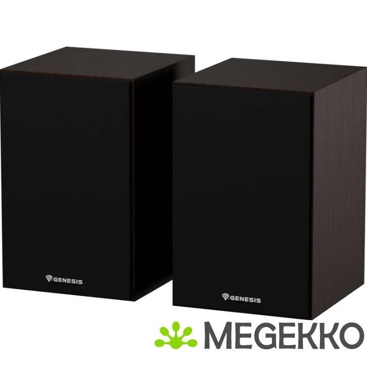 GENESIS NGS-2344 luidspreker Bruin Bedraad en draadloos 20 W, Computers en Software, Pc speakers, Nieuw, Verzenden