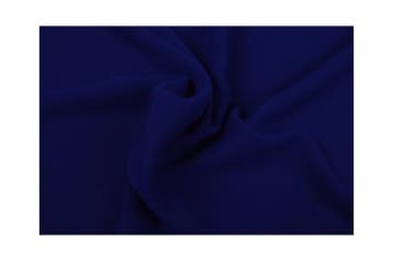 15 meter chiffon stof - Donkerblauw, Blauw, 120 cm of meer, Ophalen of Verzenden, Polyester