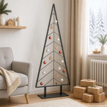 vidaXL Metalen kerstboom met standaard KUOPIO 150 cm Staal, Verzenden, Nieuw