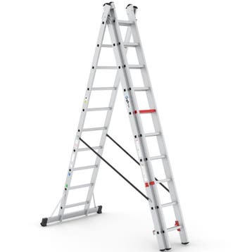 Aanbieding: Reformladder Wixor 3x10 sporten, Doe-het-zelf en Verbouw, Ladders en Trappen, Nieuw