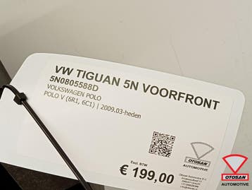 VW Tiguan 5N 07-16 Voorfront Front Origineel! 5N0805588D 5N0, Ophalen, Gebruikt, Volkswagen