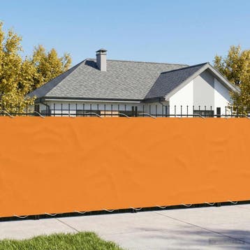 vidaXL Balkon Privacy Scherm 200 x 400 cm Stof met, Verzenden, Nieuw