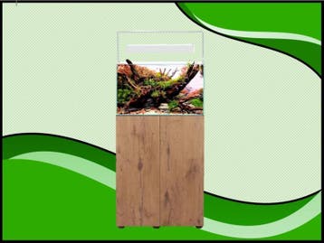 Osaka Ultrascape zwart 60x30x36cm aquarium + 3x LED verlicht, Verzenden, Nieuw, Verlichting of Verwarming
