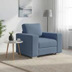 vidaXL Sofastoel Blauw 100x77x82 cm Corduroy Stof, Verzenden, Nieuw, Stof