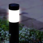 Solar LED priklamp Lucifer RVS padverlichting - Set 2 stuks, Tuin en Terras, Buitenverlichting, Zonne-energie, Verzenden, Minder dan 50 watt