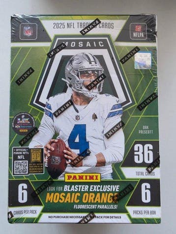 2025 Panini NFL Football, Mosaic Sealed box - Near Mint (NM), Nieuw