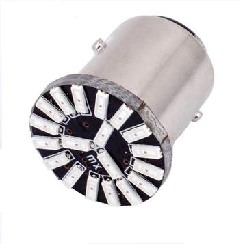 ROOD - BA15S - LED - 18 SMD - 1156 - 12V, Hobby en Vrije tijd, Ophalen of Verzenden, Nieuw