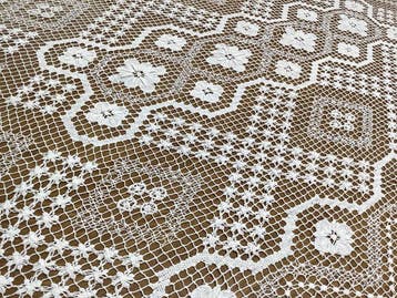 Tafelkleed - 165 cm - 118 cm, Antiek en Kunst, Antiek | Kleden en Textiel