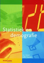 Statistiek en demografie ISBN 9789059313194, Ophalen of Verzenden, Zo goed als nieuw, HBO