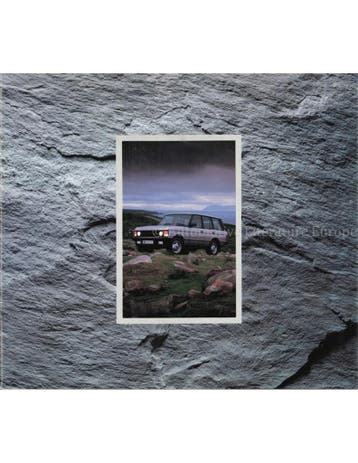 1991 RANGE ROVER BROCHURE FRANS, Boeken, Nieuw, Author