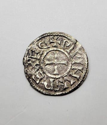 Frankrijk. Pépin II dAquitaine (839-852). Denier (Melle)