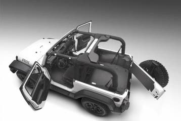 Husky Liners 11-17 Jeep Wrangler JK 2dr (Incl. TG & Tub, Auto diversen, Ophalen of Verzenden