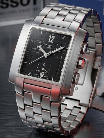 Tissot - Tissot TXL Chronograph - Rectangular Vintage Watch