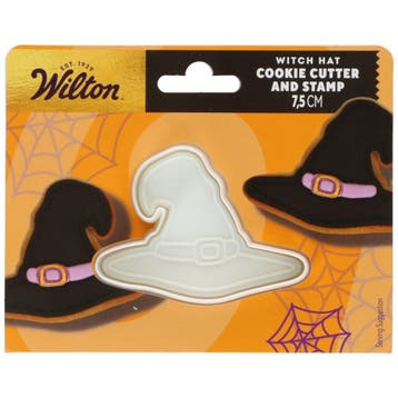 Wilton Uitsteekvorm & Stempel Halloween Heksenhoed 7,5cm, Hobby en Vrije tijd, Verzenden, Nieuw