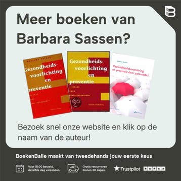 Gezondheidsvoorlichting en preventie - Barbara Sassen, Verzenden, Gelezen, Barbara Sassen