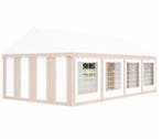 Classic Plus Feesttent PVC 4x8x2 mtr in Wit-Beige, Verzenden, Nieuw