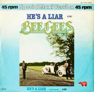 12 inch gebruikt - Bee Gees - Hes A Liar, Verzenden, Zo goed als nieuw