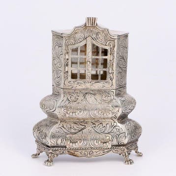 C.A. Bos & Zonen - Beeldje, Pronk kabinet - 11.5 cm - .835