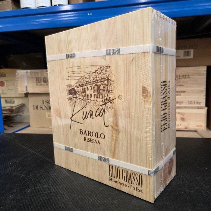 2020 Elio Grasso, Runcot - Barolo Riserva - 3 Flessen (0.75, Verzamelen, Wijnen