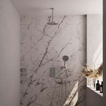 Inbouw Regendouche Set Brauer Chrome Edition Plafond Uitloop, Ophalen of Verzenden, Nieuw