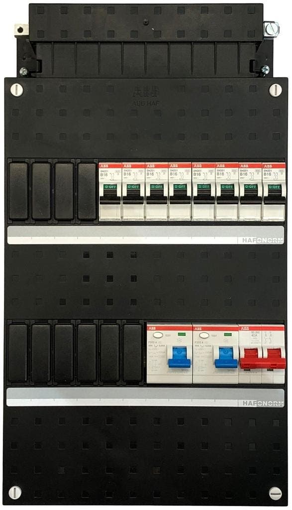 ABB groepenkast 8 groepen 1-fase, Doe-het-zelf en Verbouw, Elektra en Kabels