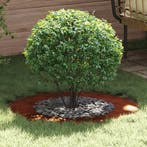 vidaXL geschikt voor platte boomring Bruin Ø50 / 80 cm, Verzenden, Nieuw, Metaal, 60 tot 100 cm
