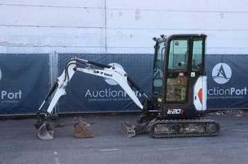 Veiling: Minigraver Bobcat E20Z Diesel 10kW 2020, Ophalen, Graafmachine