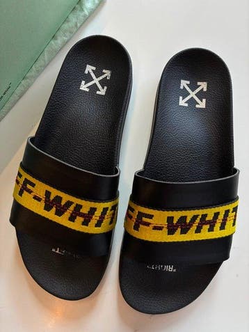 Off White - Slippers - Maat: EU 44, Nieuw
