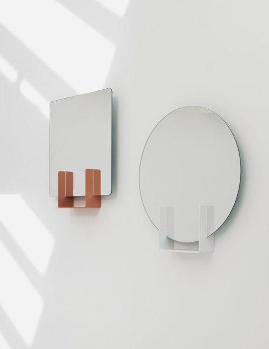 Ignore spiegel (nieuw) van €159,- voor €99,- p/s, Huis en Inrichting, Woonaccessoires | Spiegels, Nieuw, 50 tot 75 cm, Overige vormen