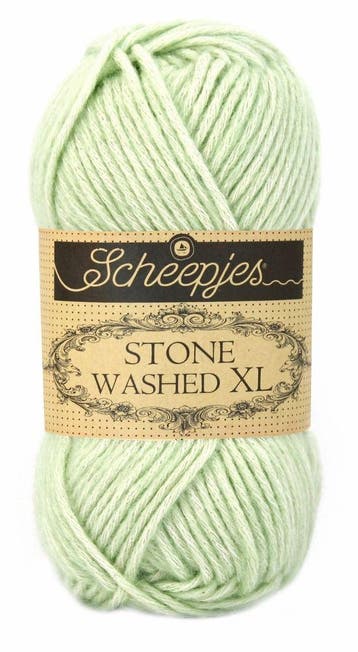 Scheepjes Stone Washed XL - 859 New Jade - Katoen-mix Gare, Ophalen of Verzenden, Nieuw