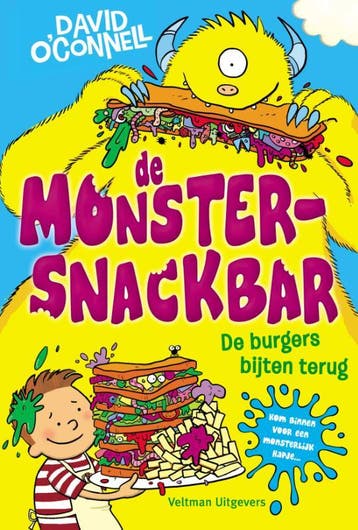 De burgers bijten terug / De monstersnackbar - David, Verzenden, Zo goed als nieuw, David O'Connell