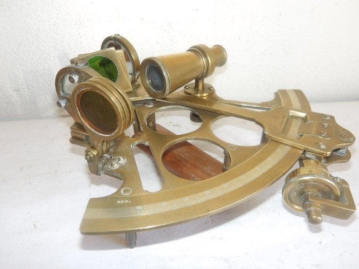 Sextant - Messing, Antiek en Kunst, Curiosa en Brocante