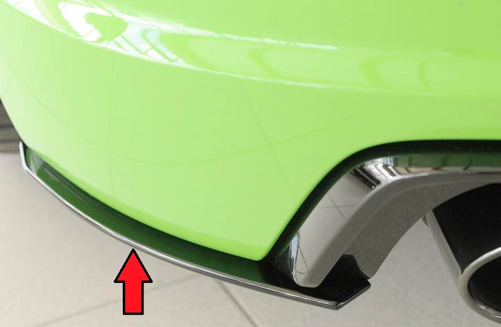 Rieger achterspoilerzwaard | geschikt voor Audi TT-RS (8J-FV, Auto-onderdelen, Carrosserie en Plaatwerk, Nieuw, Audi, Verzenden