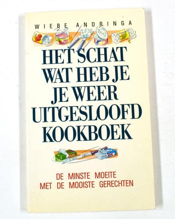 Het Schat, wat heb je je weer uitgesloofd kookboek, Boeken, Verzenden, Gelezen, Wiebe Andringa