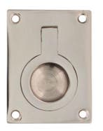 Intersteel Luikring recht 50mm x 39mm nikkel, Verzenden, Nieuw