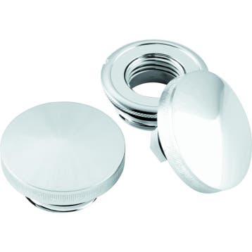 Bikers Choice 82-Up Chrome Pointed Gas Cap Set With Paint, Ophalen of Verzenden, Nieuw
