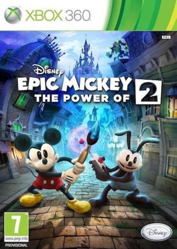 Disney Epic Mickey 2 the Power of Two (Xbox 360 Games), Spelcomputers en Games, Ophalen of Verzenden, Zo goed als nieuw