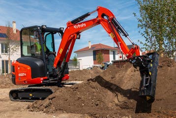 KX027-4 + iFor Williams GX125HD (combi - snel leverbaar!), Graafmachine
