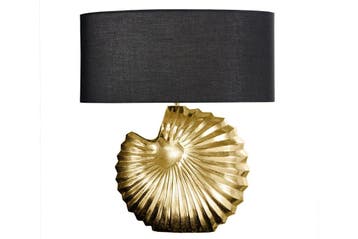 Tafellampframe SHELL goud zonder lampenkap - 42737, Ophalen of Verzenden, Nieuw