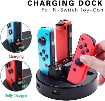 Nintendo Switch USB Lader | 4 Poorten | Type-C | 5V 2A, Spelcomputers en Games, Nieuw