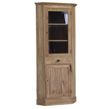 Teak hoekkast, 2 deurenHoekkasten, Ophalen of Verzenden, Nieuw