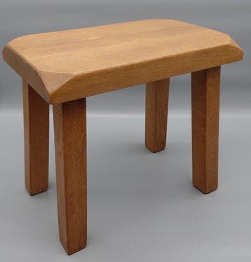 Bijzettafel - Eik - Brutalist stijl bijzettafeltje
