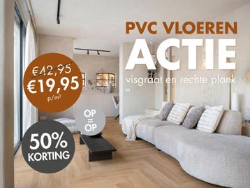 Plak PVC visgraat en rechte plank van Montinique voor €19,95, Huis en Inrichting, 75 m² of meer, Overige typen, Nieuw, Ophalen of Verzenden