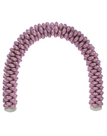 Ballonnenboog Met Folieballonnen Rond Roze, Hobby en Vrije tijd, Feestartikelen, Ophalen of Verzenden, Nieuw