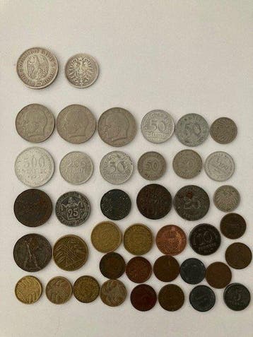 Duitsland. Collection of coins incl. silver (Zonder