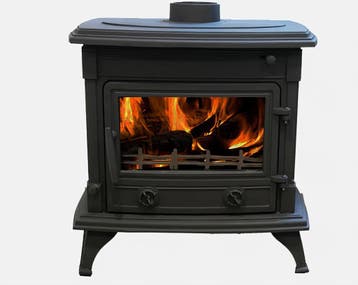 Houtkachel Nordflam Asti 14kw, Nieuw, Hout, Vrijstaand, Houtkachel