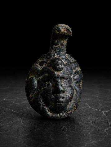 Oud-Romeins, Keizerrijk Brons Figuur - 6.3 cm