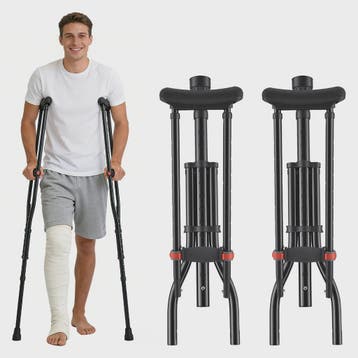 Folding Medical Elbow Crutches, Arms Crutches,Young People O, Diversen, Verzenden, Nieuw