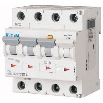 Eaton aardlekautomaat 3P+N C25 300mA mRB6-25/3N/C/03-A, Ophalen of Verzenden, Nieuw